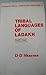 Tribal Languages of Ladakh:...