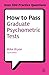 How to Pass Graduate Psychometric Tests: Essential Preparation for Numerical and Verbal Ability Tests Plus Personality Questionnaires (Testing) by Mike Bryon (2013-05-28)