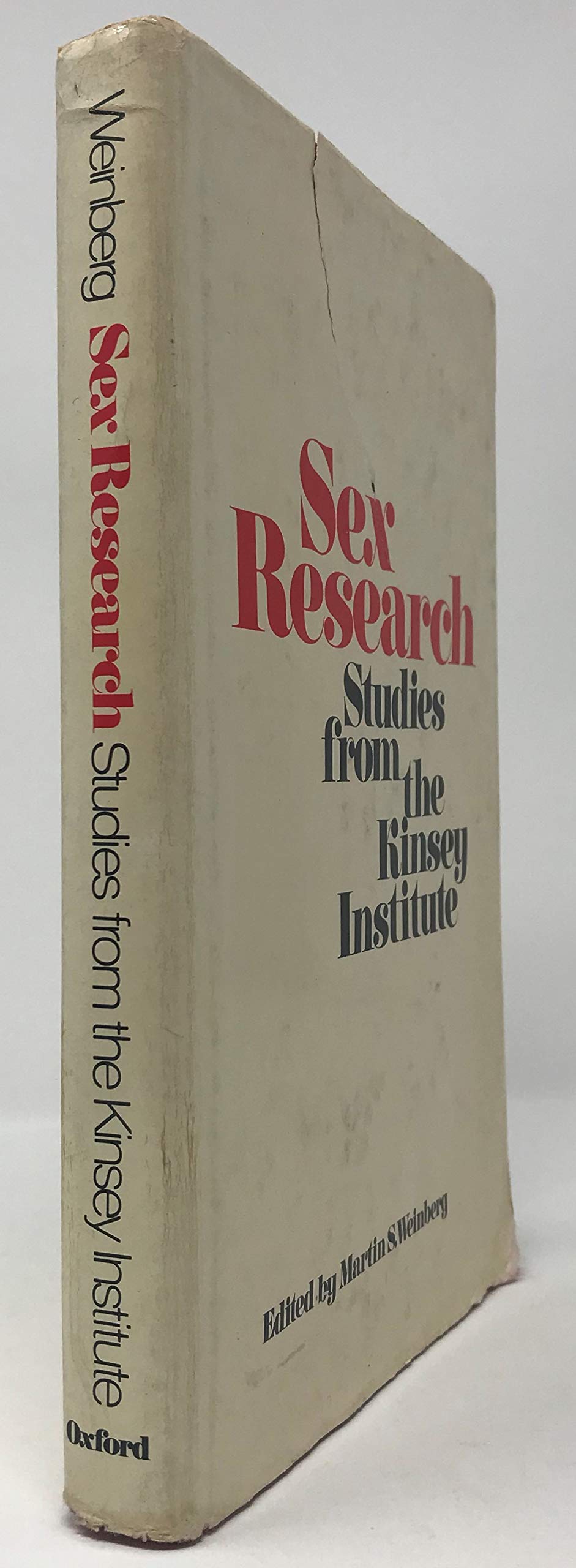 Sex research: Studies from the Kinsey Institute (Hardcover)