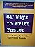 61 Plus Ways to Write Faster