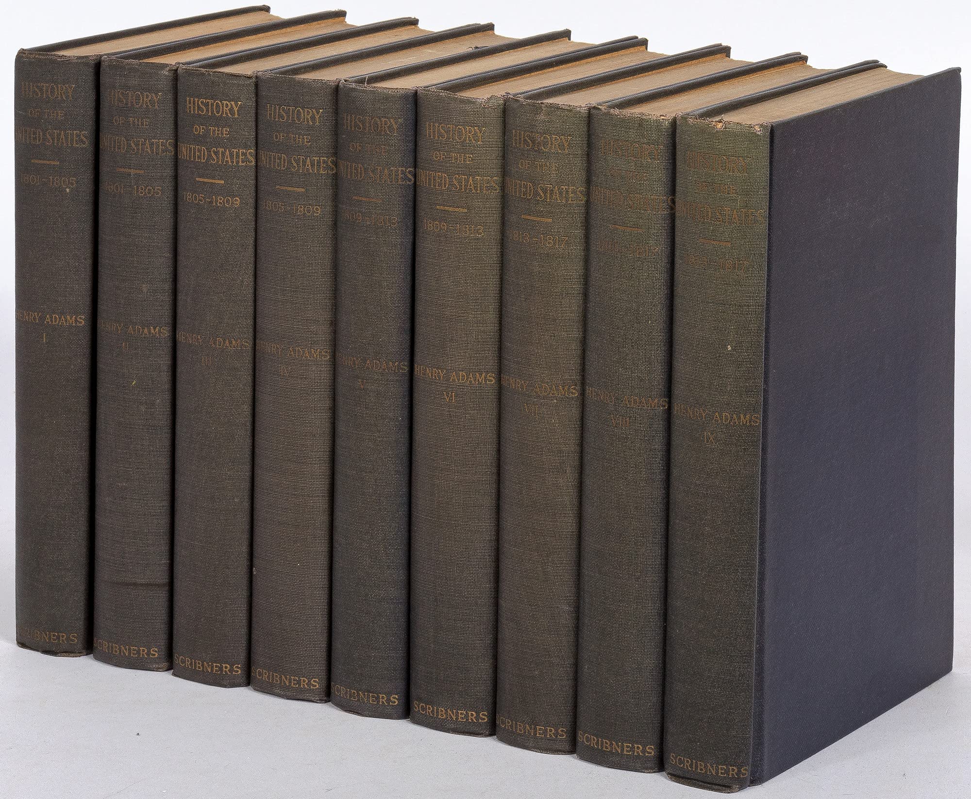 A History of the United States During the Administrations of Thomas Jefferson and James Madison (Nine Volumes)