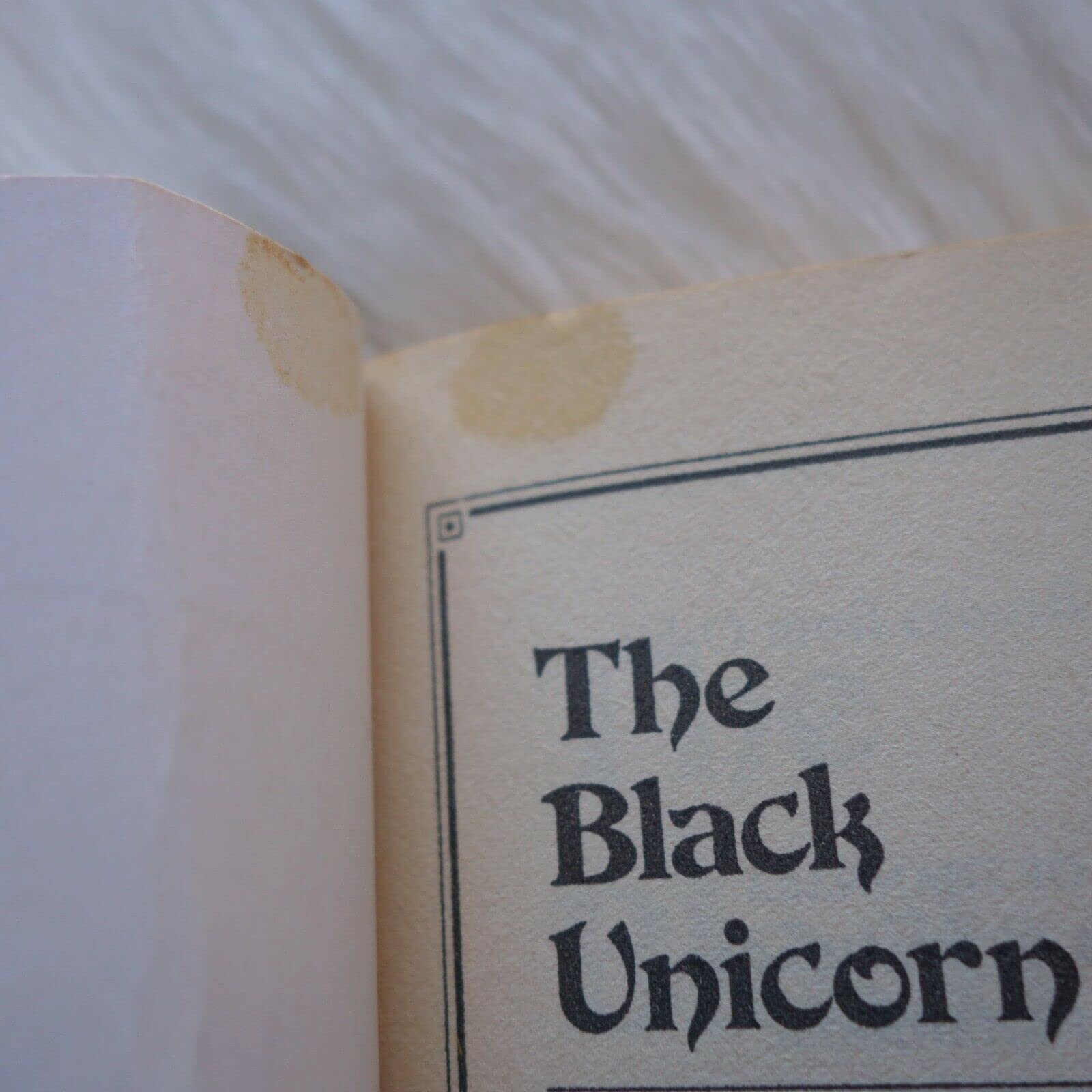 BLACK UNICORN:A MAGIC KINGDOM OF LANDOVER NOVEL