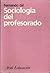 Sociología del profesorado