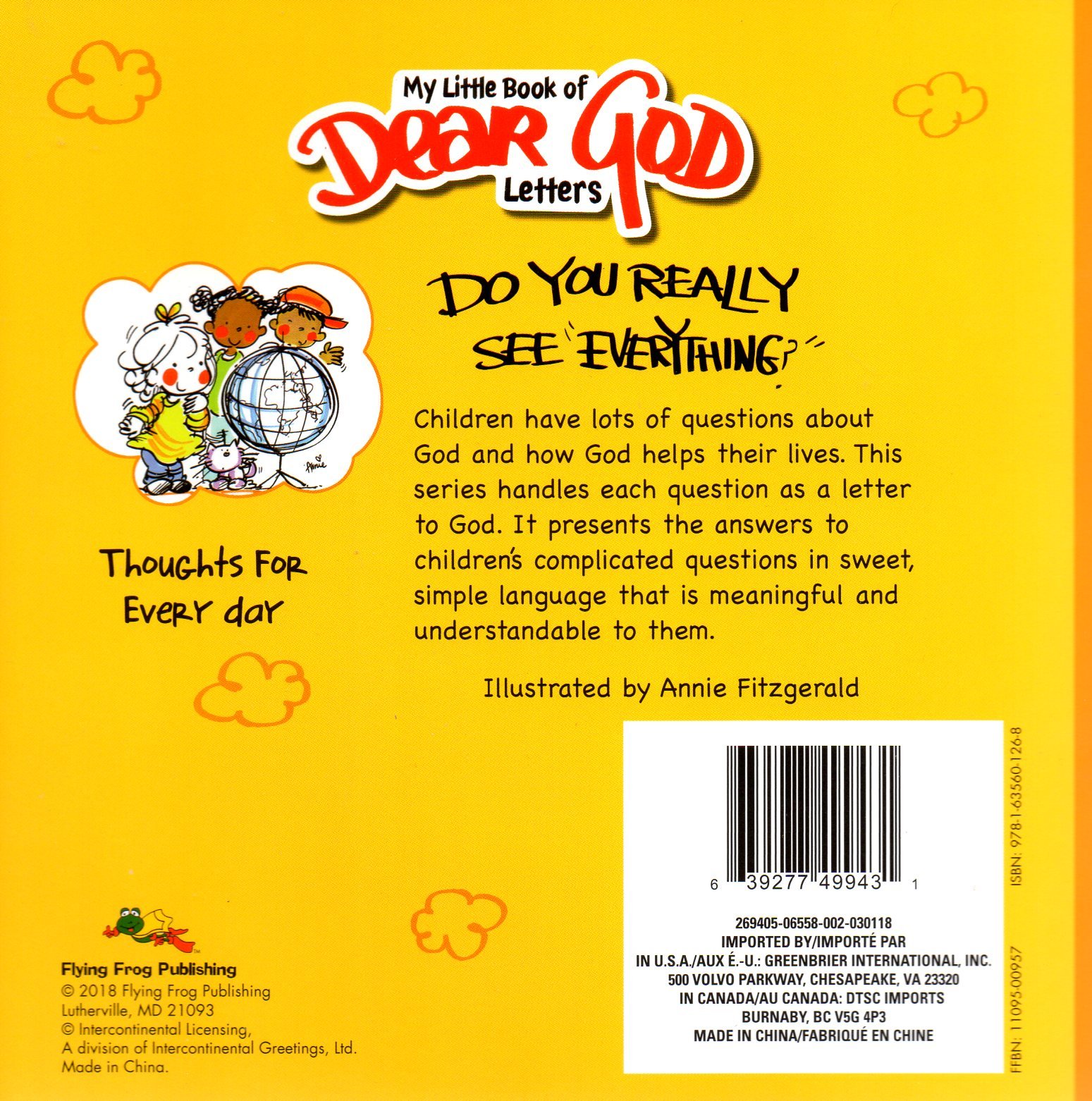 Do You Really See "Everything"? - (My Little Book of Dear God Letters)