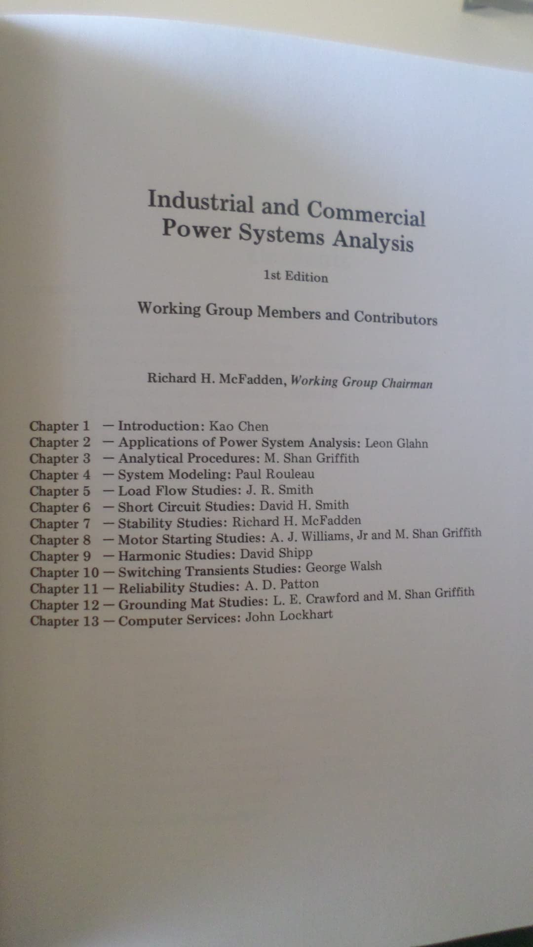 IEEE Recommended Practice for Industrial and Commercial Power Systems Analysis (IEEE Brown Book, Std 399-1990)