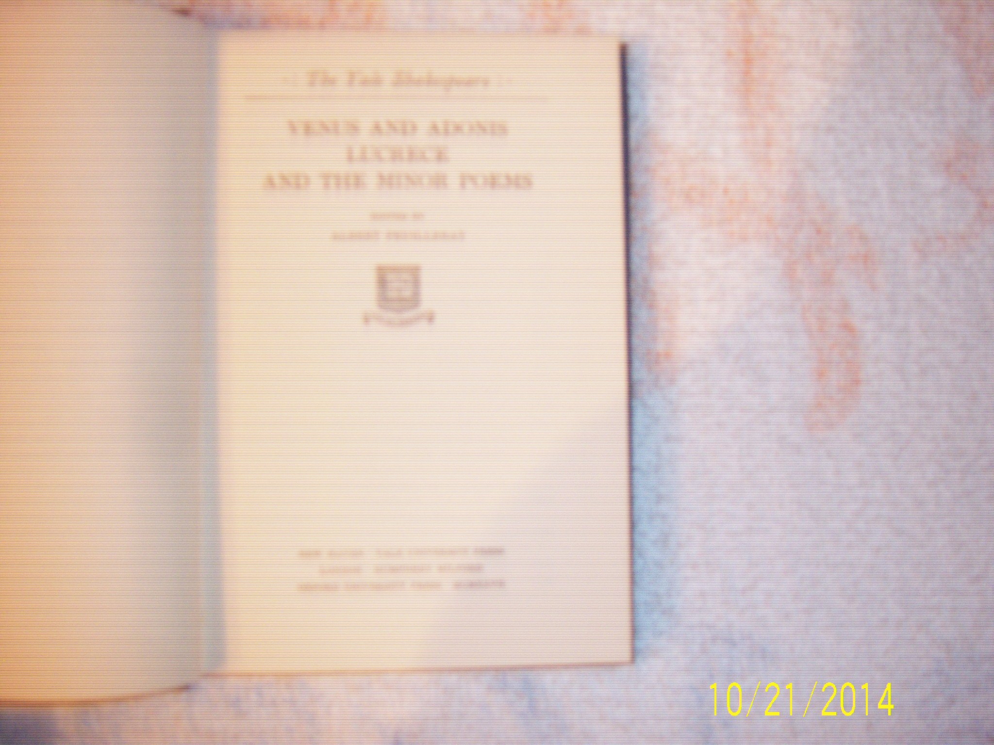 Venus and Adonis, Lucrece and the Minor Poems