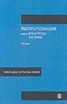 Institutionalism (SAGE Library of Political Science)
