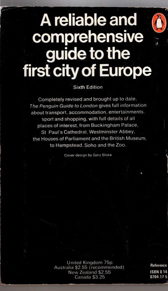 The Penguin Guide to London (Paperback)