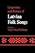 Linguistics and Poetics of Latvian Folksongs (McGill-Queen's Studies in the History of Religion, Series Two) by Vaira Vikis-Freibergs (1989-07-01)