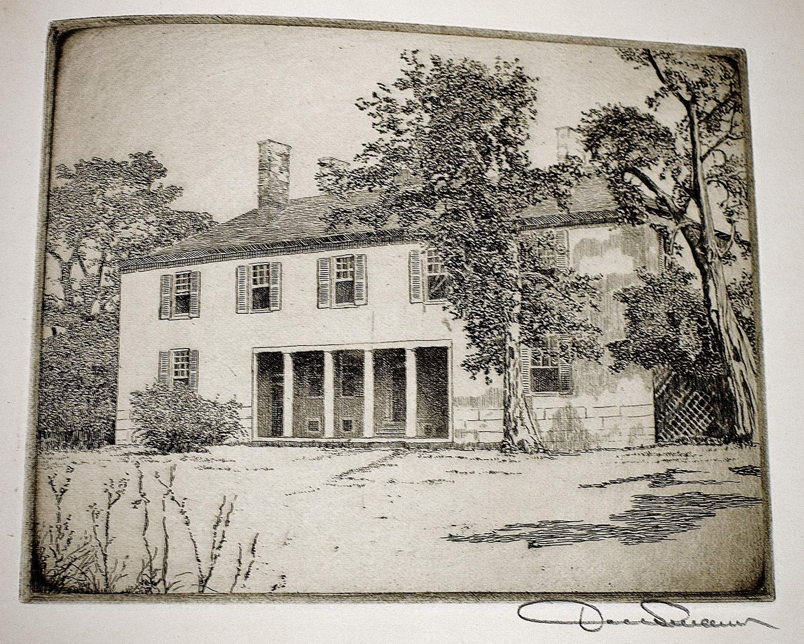 Colonial and historic homes of Maryland: One hundred original etchings (Unknown Binding)