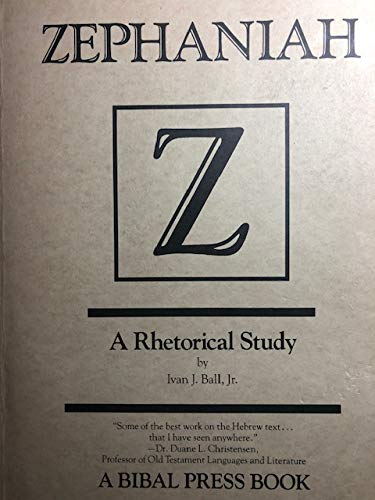 A Rhetorical Study of Zephaniah (Paperback)