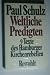 Weltliche Predigten. Neun T...
