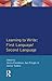 Learning to Write: First Language/Second Language (Applied Linguistics and Language Study)
