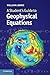 A Student's Guide to Geophysical Equations by William Lowrie (2011-06-30)