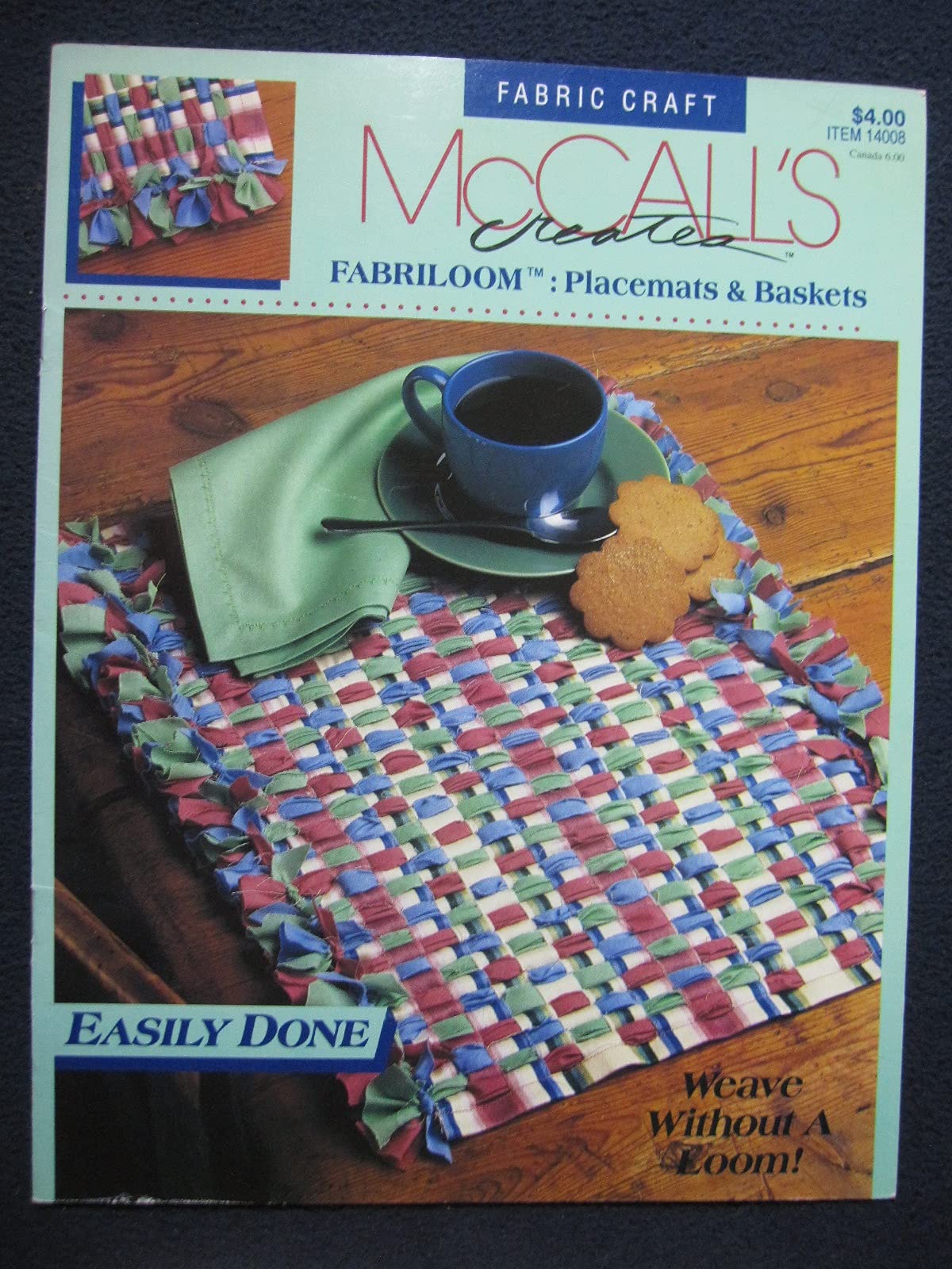 McCall's Creates Fabriloom Placemats and Baskets Leaflet (Loose Leaf)