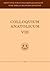 Colloquium Anatolicum VIII