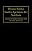 Thomas Hardy's Studies, Specimens &C. Notebook by Thomas Defendant Hardy (1994-02-24)