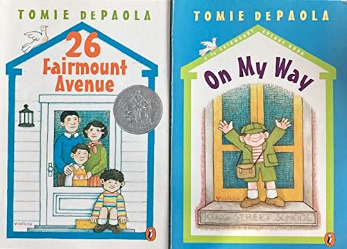 Tomie DePaola 2 Book Set - 26 Fairmont Avenue & On My Way (Paperback)