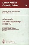 Advances in Database Technology - Edbt '94: 4th International Conference on Extending Database Technology Cambridge, United Kingdom, March 28-31, 19 (Lecture Notes in Computer Science, 779)