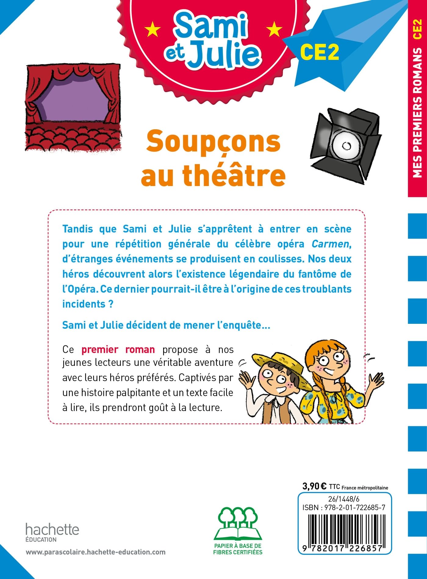 Sami et Julie Roman CE2 Soupçons au théâtre (Pocket Book)