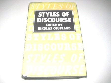 Styles of Discourse (Hardcover)
