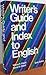 Writer's guide and index to English