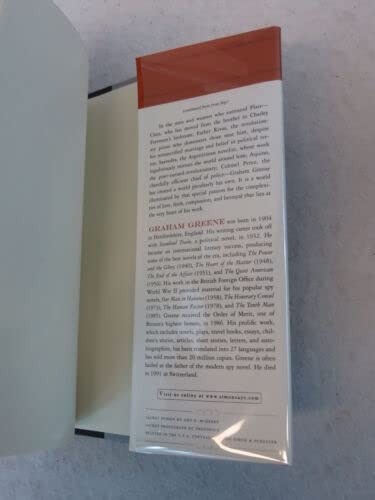 THE HONORARY CONSUL Simon & Schuster CLASSIC EDITION 2000 HC/DJ