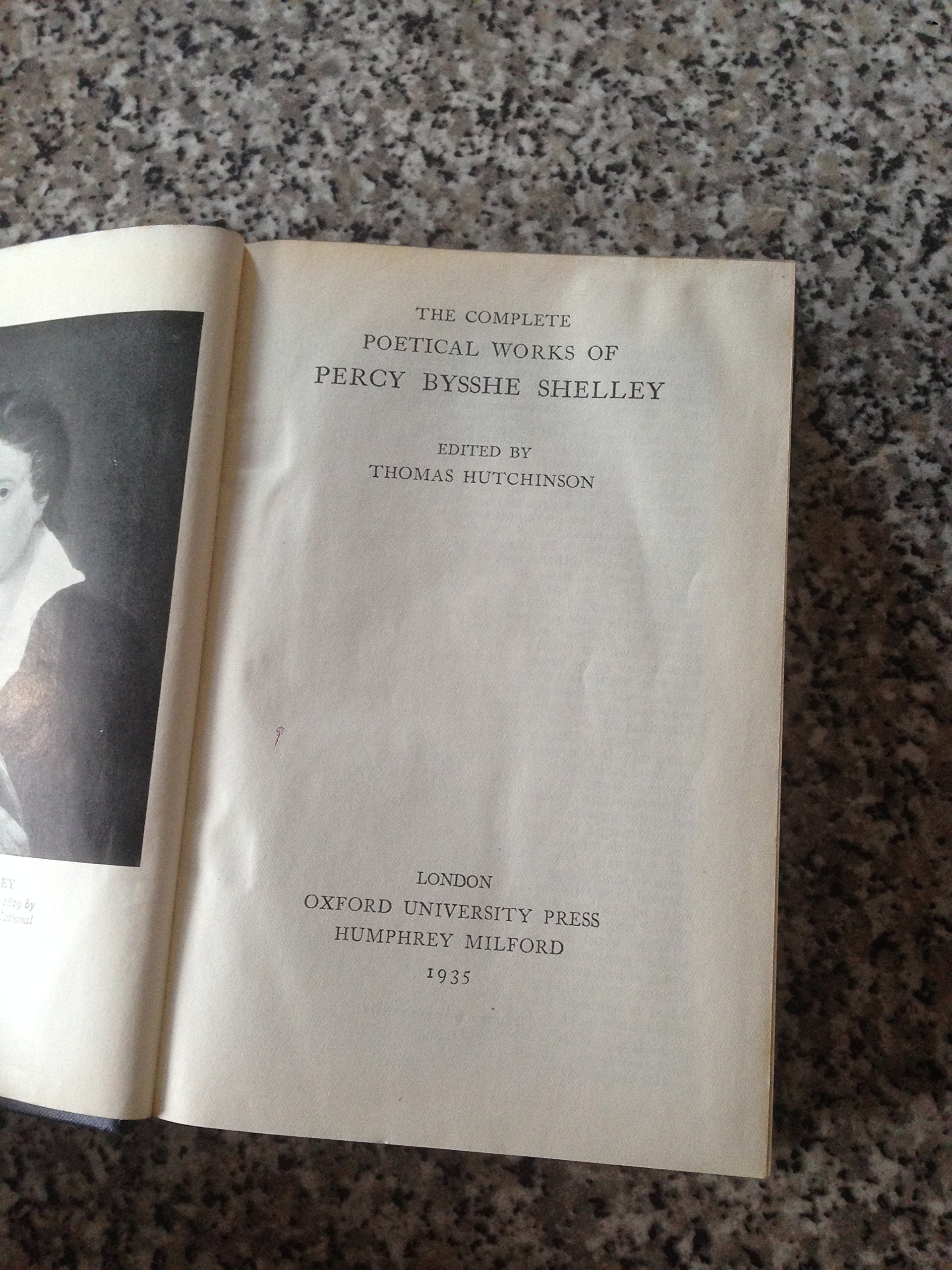 Shelley: The Complete Poetical Works of Percy Bysshe Shelley