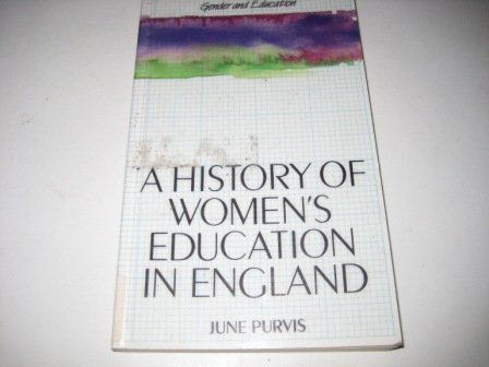 HISTORY WOMENS EDUCA ENGLAND PB (Gender and Education Series)