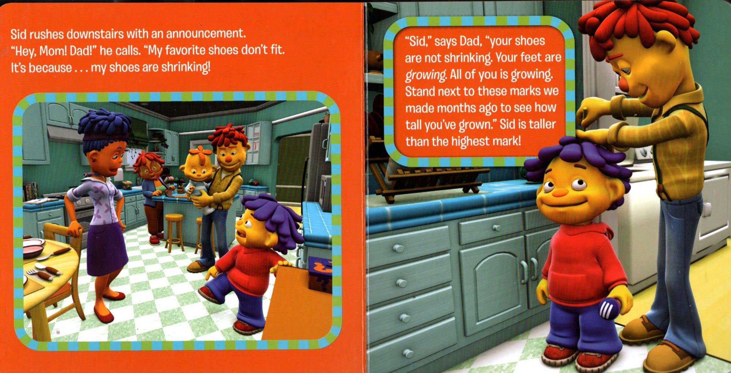 Sid the Science Kid - Brush Up,Melting Mystery, Move Your Feet, Shrinking Shoes? - Children's Board Book (Set of 4 Books)