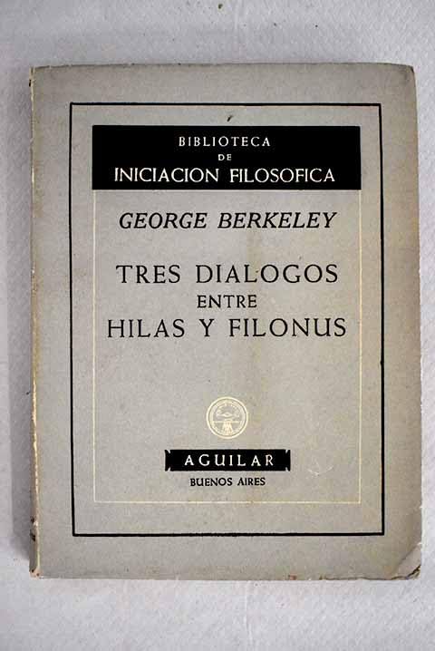 Tres diálogos entre Hilas y Filonus