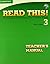 Read This! Level 2 Teacher's Manual with Audio CD: Fascinating Stories from the Content Areas Pap/Com Tc edition by Mackey, Daphne, Savage, Alice (2010) Paperback