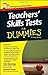 Teacher's Skills Tests For Dummies by Colin Beveridge (2014-04-25)