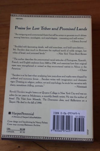 Lost Tribes and Promised Lands: The Origins of American Racism (Paperback)