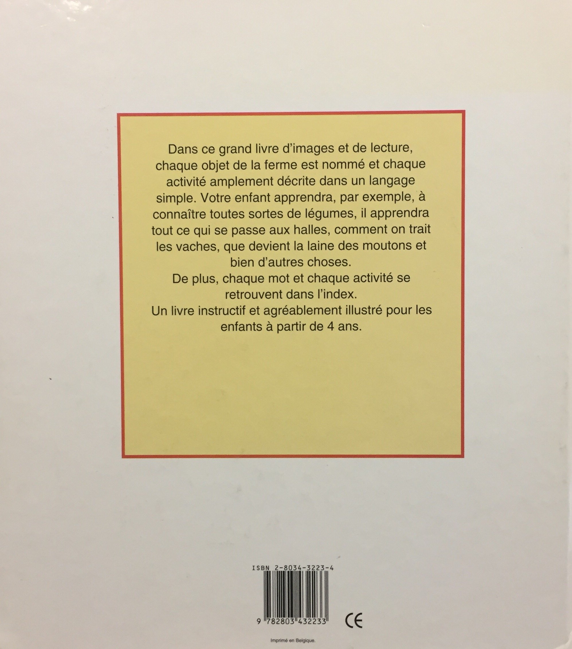 La Ferme : grand livre d'images et de lecture (Paperback)
