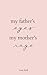 my father's eyes, my mother's rage