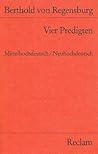 Vier Predigten: mittelhochdeutsch / neuhochdeutsch