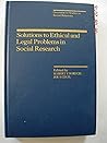 Solutions to ethical and legal problems in social research (Quantitative studies in social relations)