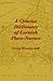 A Concise Dictionary of Cornish Place-Names by Craig Weatherhill (2009-02-01)