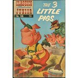 The 3 Little Pigs, Classics Junior Illustrated, No. 506 1964 (Comic)