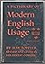 A Dictionary of Modern English Useage Second Edition