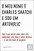 O Meu Nome é Charles Saatch...