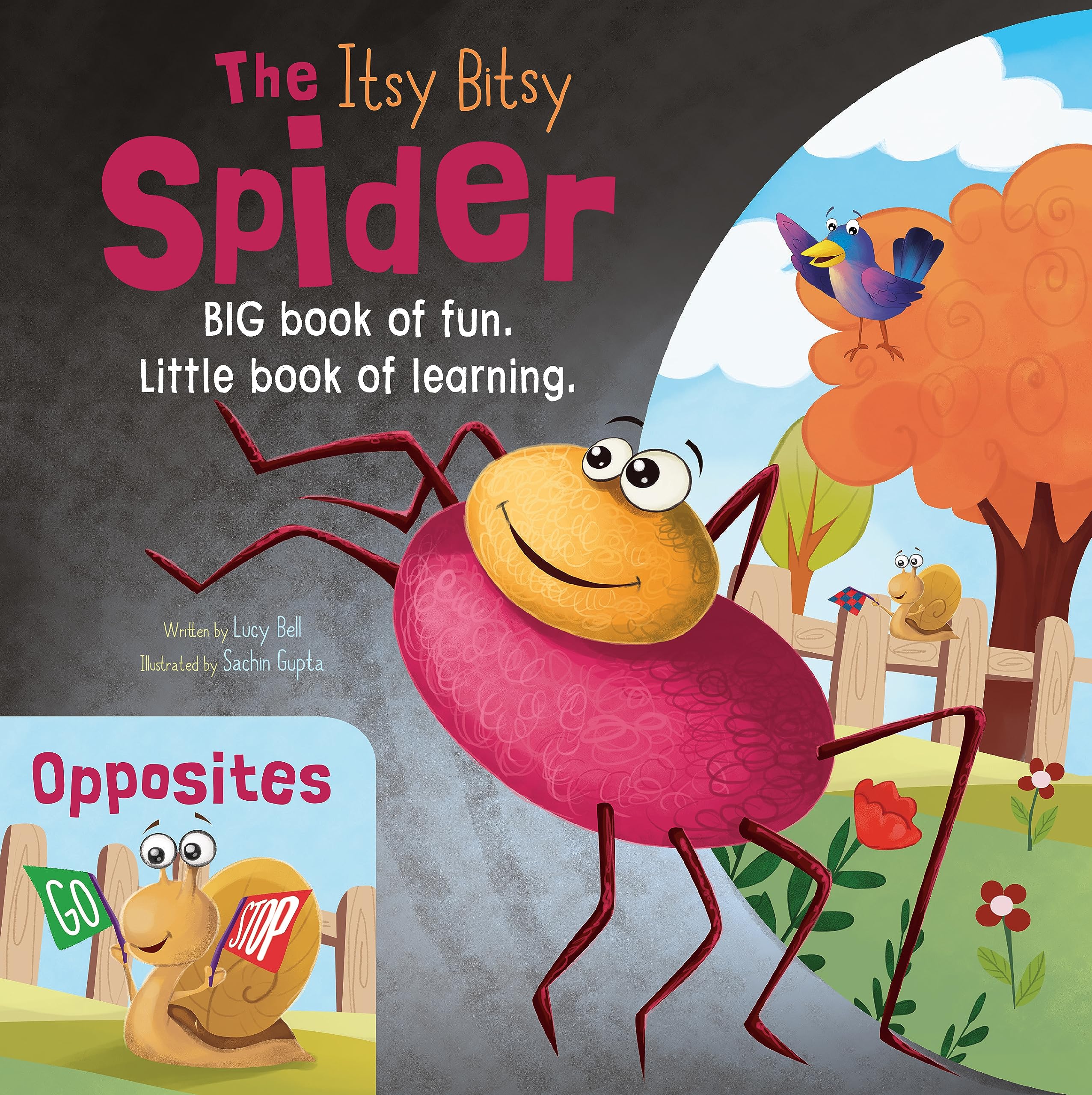 The Itsy Bitsy Spider / Opposites: Big Book of Fun, Little Book of Learning (Big Book Little Book)