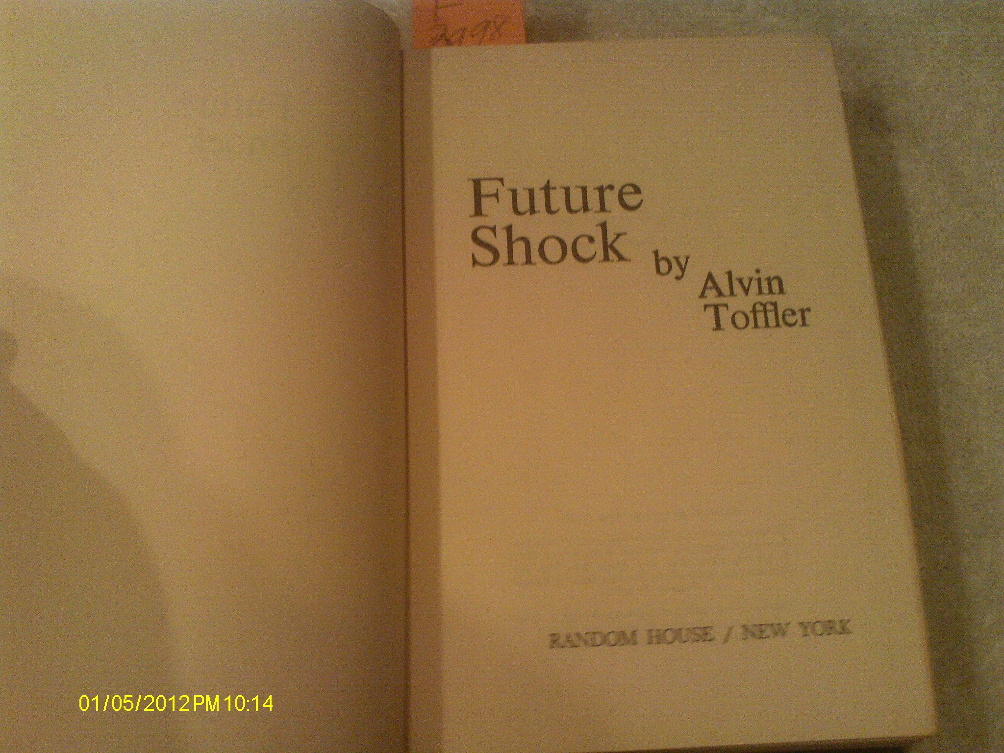 Future Shock by Toffler, Alvin