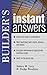 Builder's Instant Answers by Sidney M. Levy (2003-11-21)