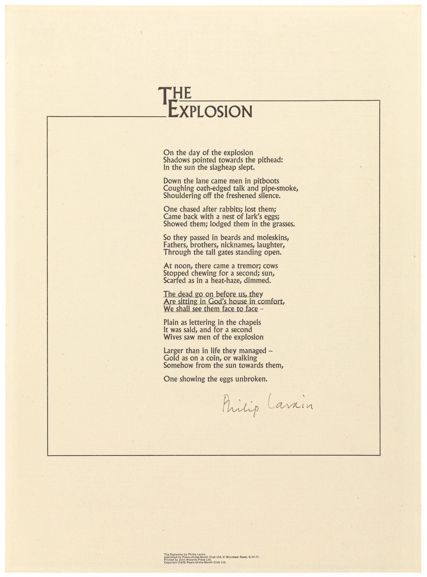 (Broadside): The Explosion