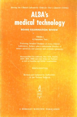Alba's Medical Technology Board Exam Review, 1 (Paperback)