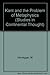 Kant and the Problem of Metaphysics (Studies in Continental Thought) 4th Enlarged edition by Heidegger, Martin (1990) Hardcover
