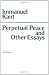 By Immanuel Kant - Perpetual Peace and Other Essays on Politics, History, and Morals: 1st (first) Edition