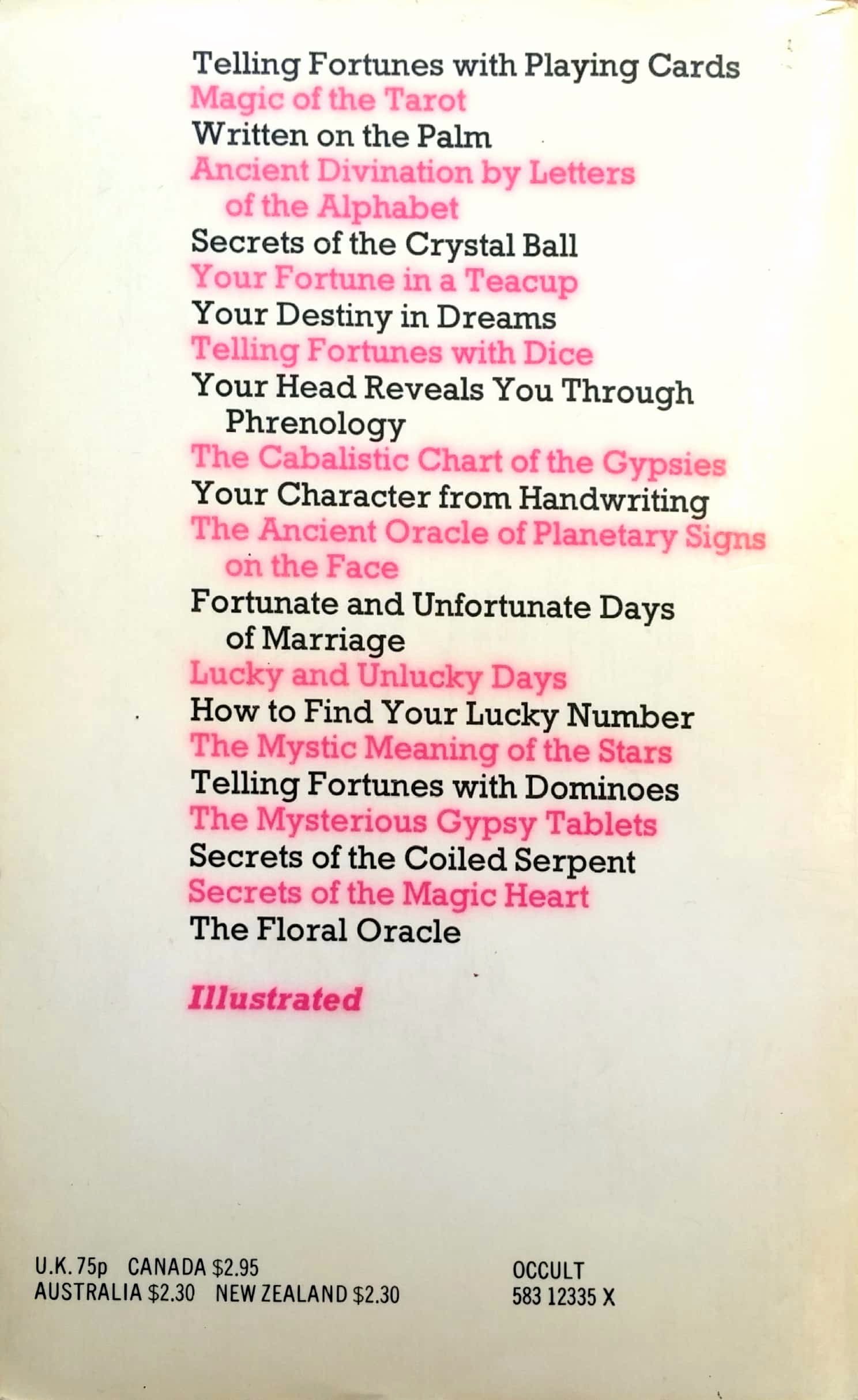 Complete Gypsy Fortune Teller (Paperback)